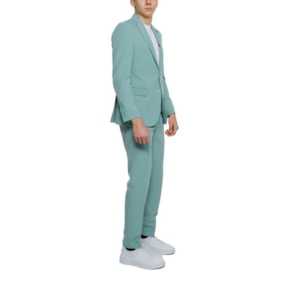 Mulish Mint Green Slim Fit Suit Men Green Suits - Picture 3 of 7